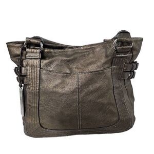 Tignanello metallic gold shoulder bag